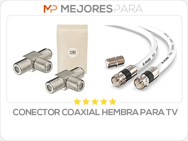 conector coaxial hembra para tv