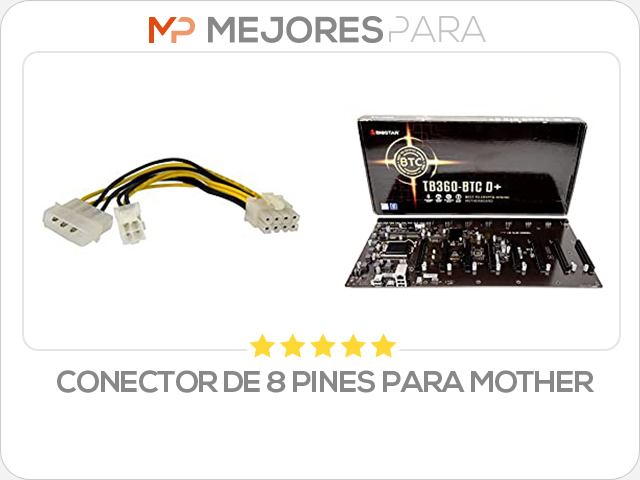 conector de 8 pines para mother