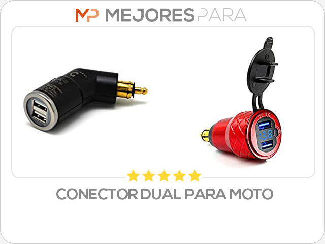 conector dual para moto