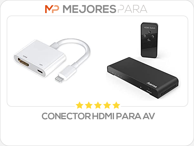 conector hdmi para av