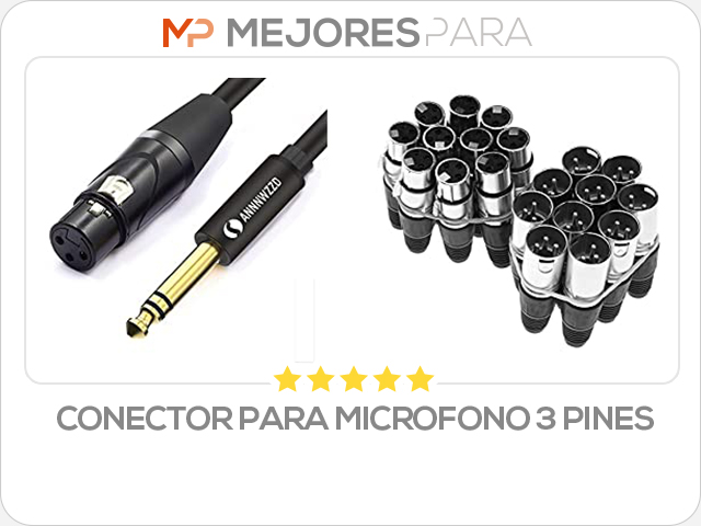 conector para microfono 3 pines