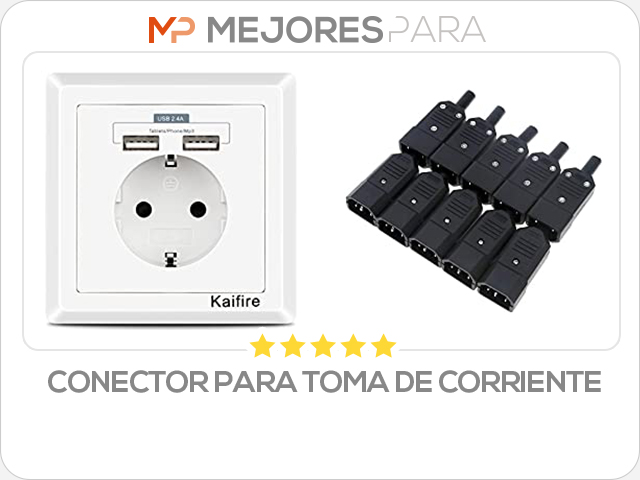 conector para toma de corriente