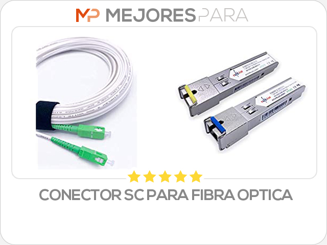 conector sc para fibra optica