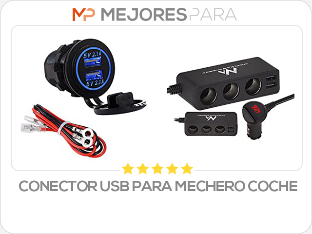 conector usb para mechero coche