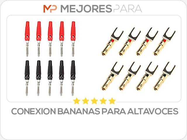 conexion bananas para altavoces