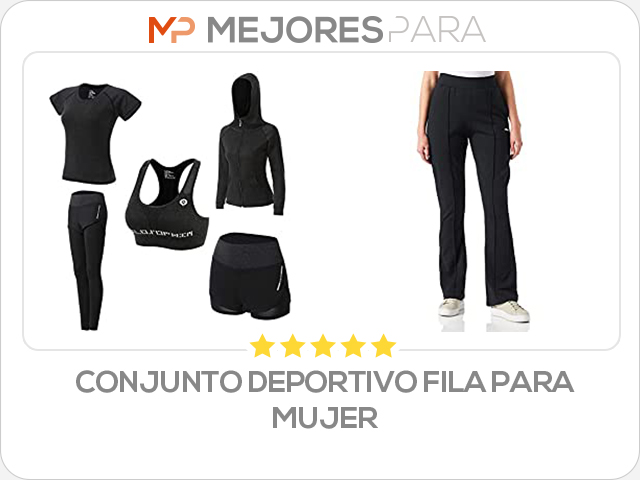 conjunto deportivo fila para mujer