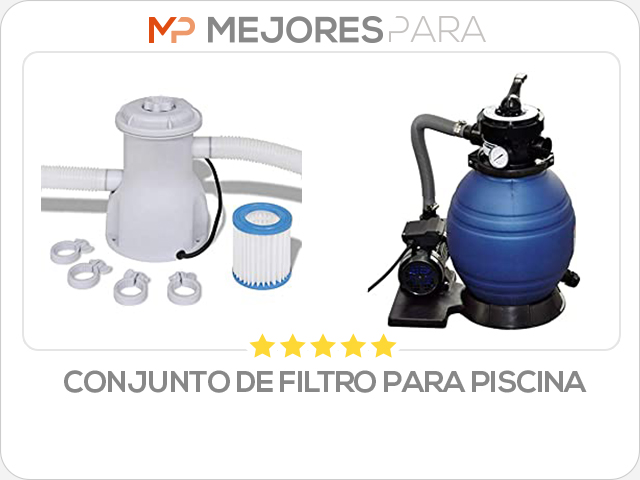 conjunto de filtro para piscina