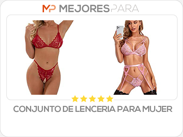 conjunto de lenceria para mujer