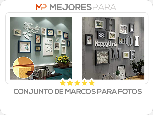 conjunto de marcos para fotos