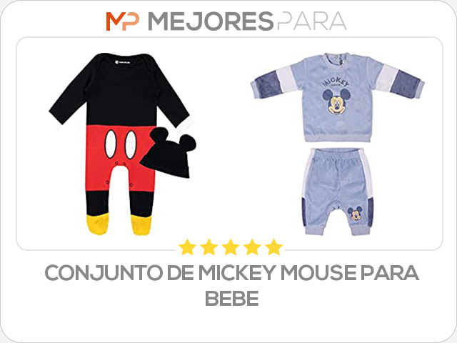 conjunto de mickey mouse para bebe