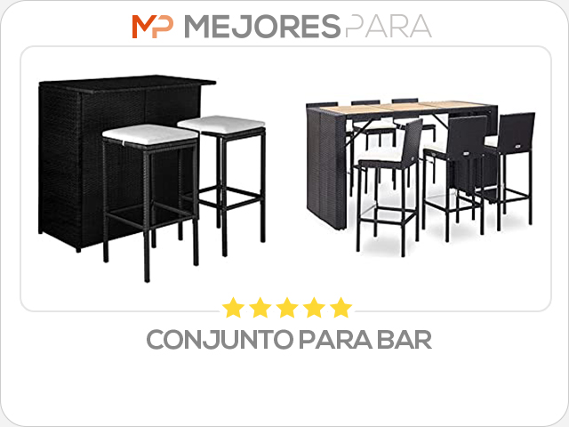 conjunto para bar