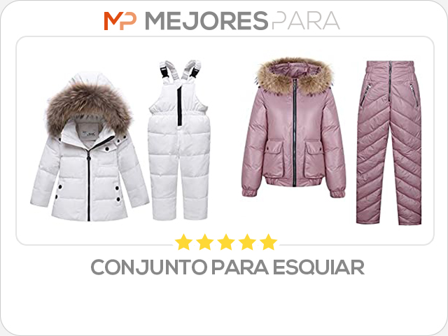 conjunto para esquiar