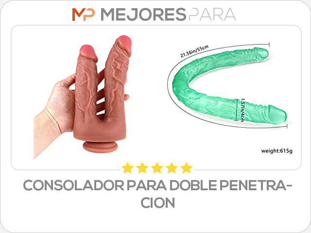 consolador para doble penetracion