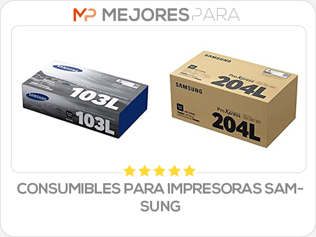 consumibles para impresoras samsung