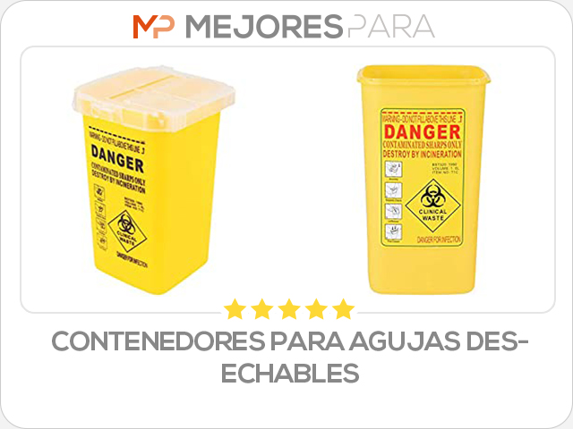 contenedores para agujas desechables