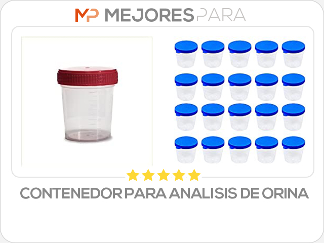 contenedor para analisis de orina