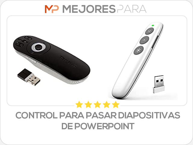 control para pasar diapositivas de powerpoint