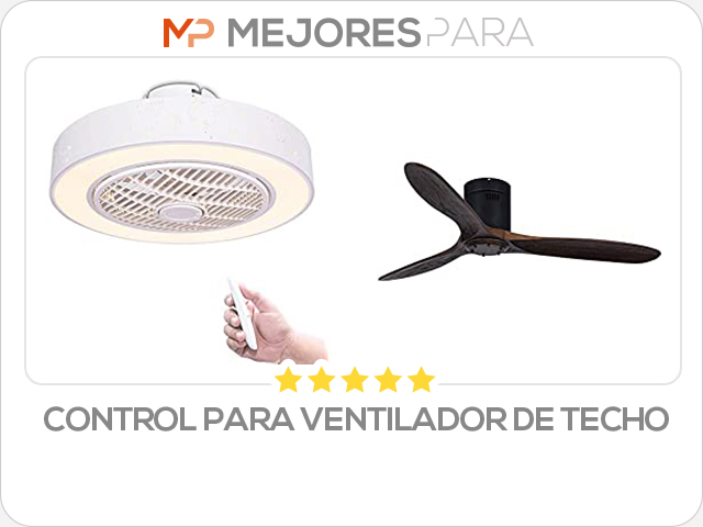 control para ventilador de techo