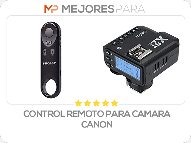 control remoto para camara canon