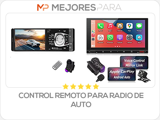 control remoto para radio de auto