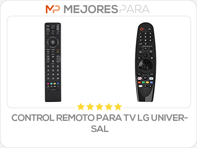 control remoto para tv lg universal