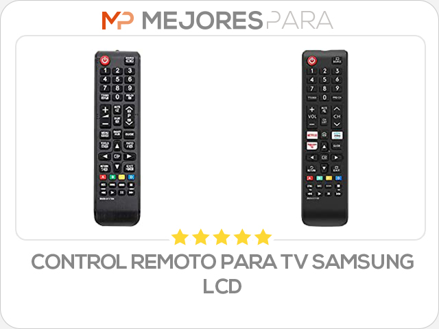 control remoto para tv samsung lcd