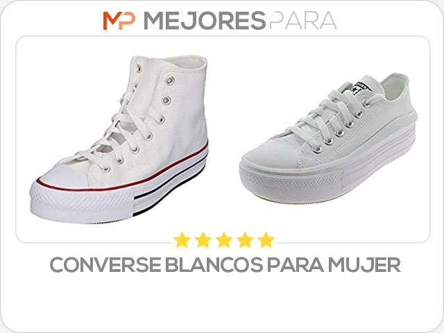 converse blancos para mujer