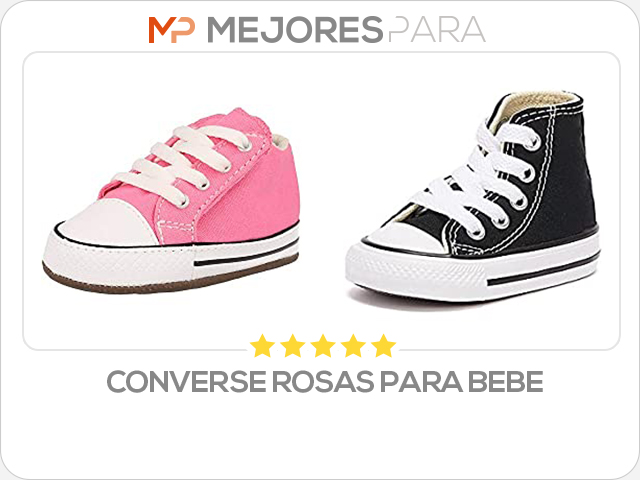 converse rosas para bebe