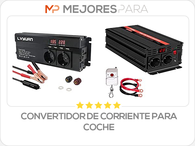 convertidor de corriente para coche