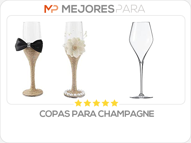 copas para champagne