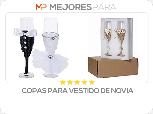 copas para vestido de novia