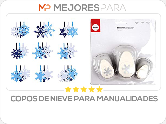 copos de nieve para manualidades