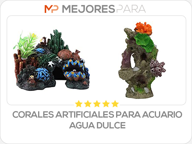 corales artificiales para acuario agua dulce