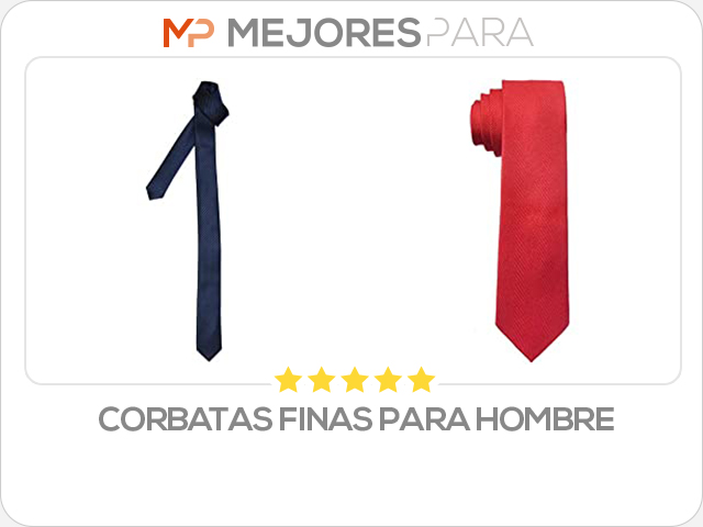 corbatas finas para hombre