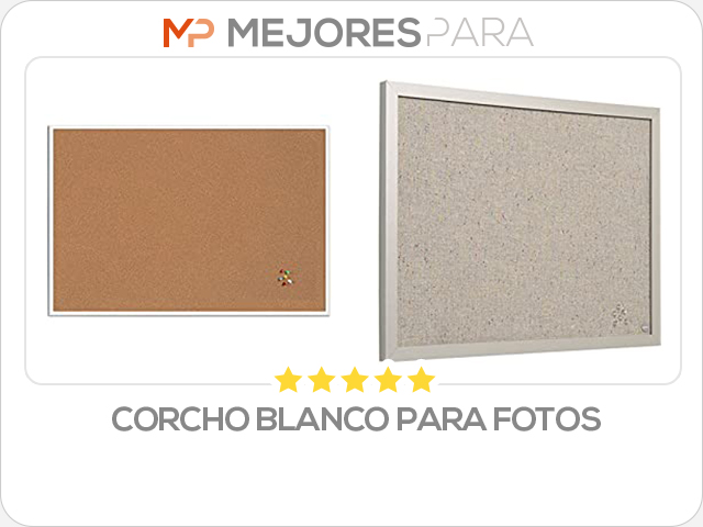 corcho blanco para fotos