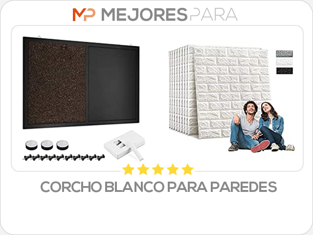 corcho blanco para paredes