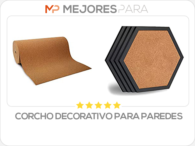 corcho decorativo para paredes