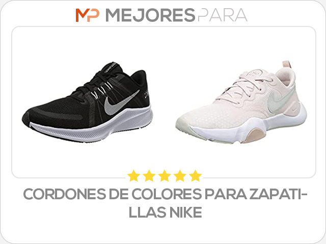 cordones de colores para zapatillas nike