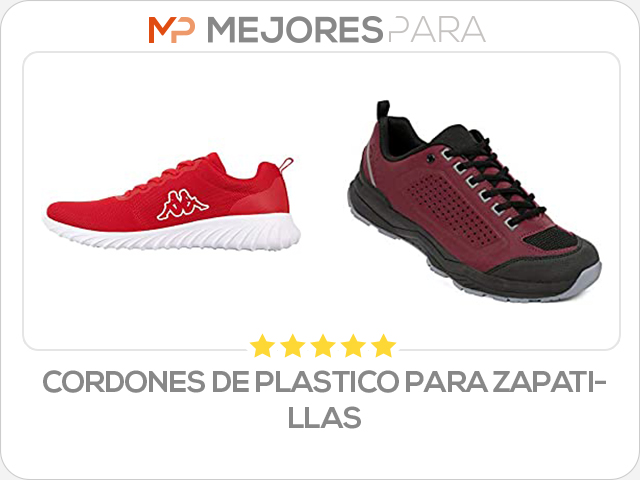 cordones de plastico para zapatillas