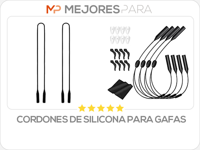 cordones de silicona para gafas