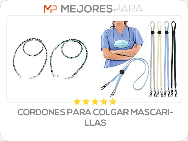 cordones para colgar mascarillas