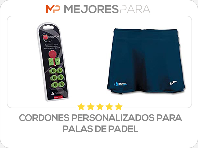 cordones personalizados para palas de padel