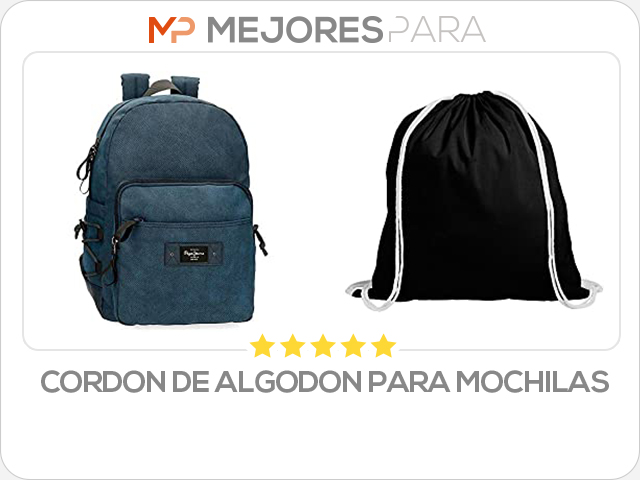 cordon de algodon para mochilas