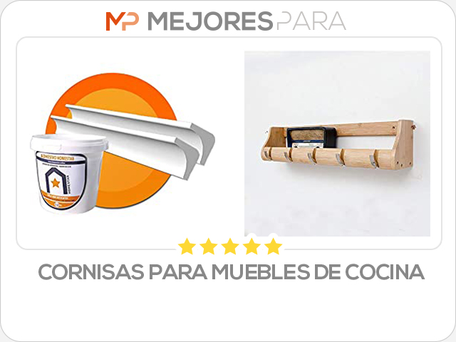 cornisas para muebles de cocina