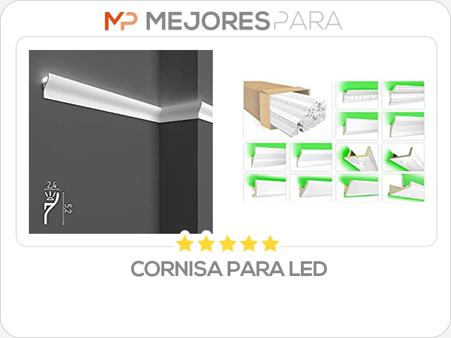 cornisa para led