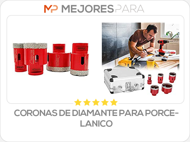 coronas de diamante para porcelanico