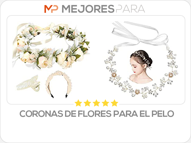 coronas de flores para el pelo