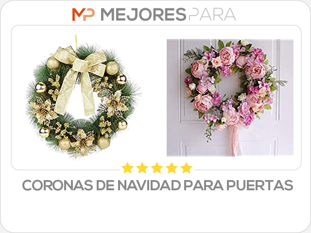 coronas de navidad para puertas