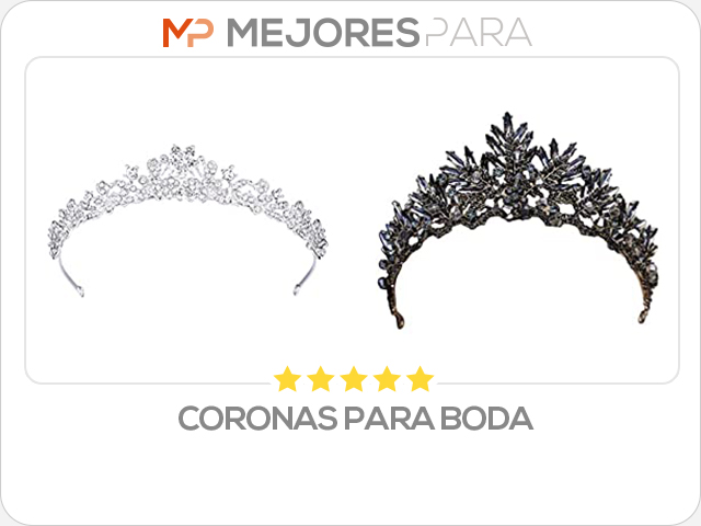 coronas para boda