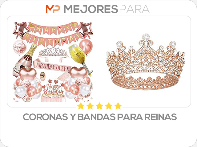 coronas y bandas para reinas